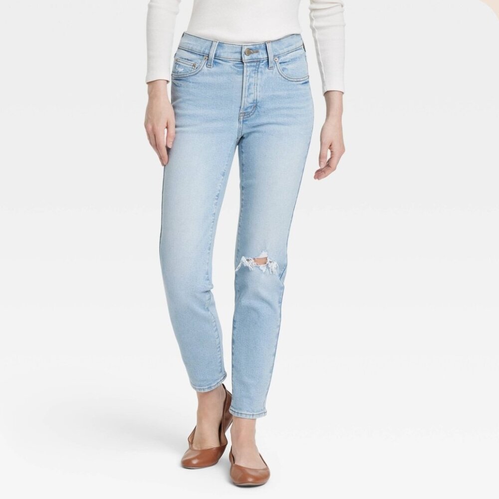 UNIVERSAL THREAD JEANS WOMENS SIZE 10R Mid Rise 80s Slim